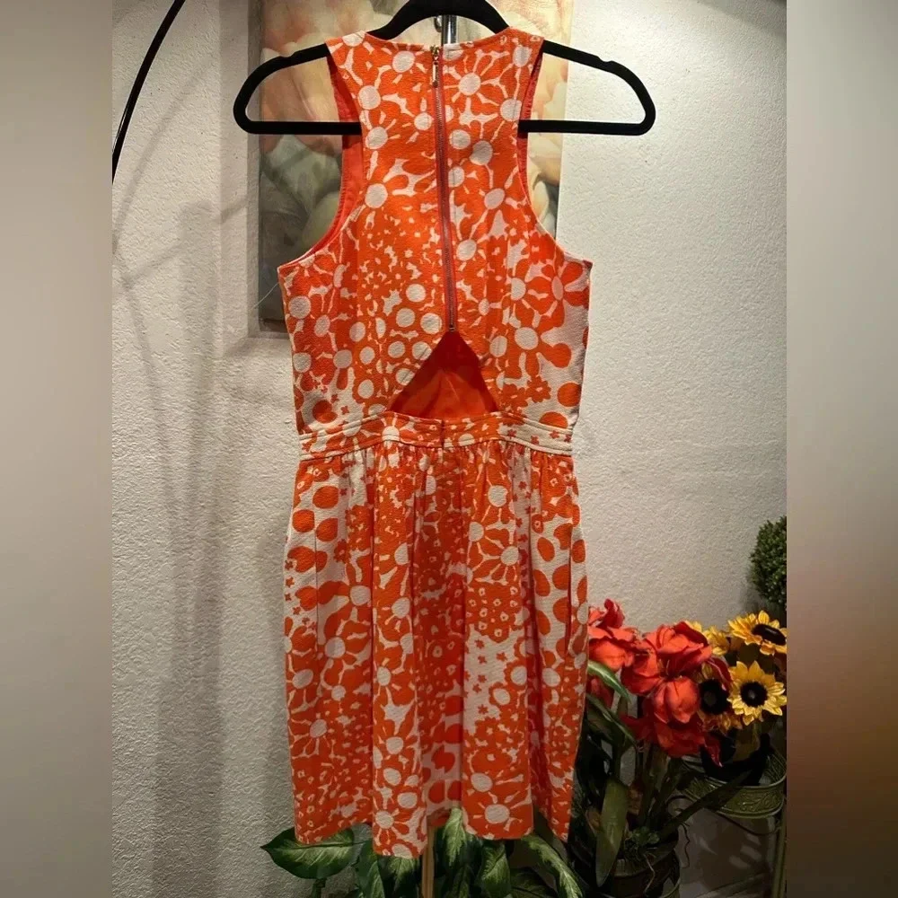 Trina Turk Lenia Print Fit & Flare Dress size 0
